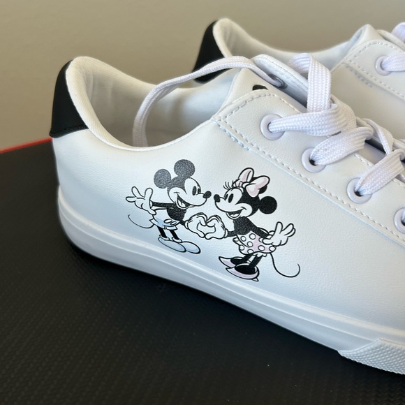 Disney Shoes - Disney Mickey and Minnie Mouse White Sneakers